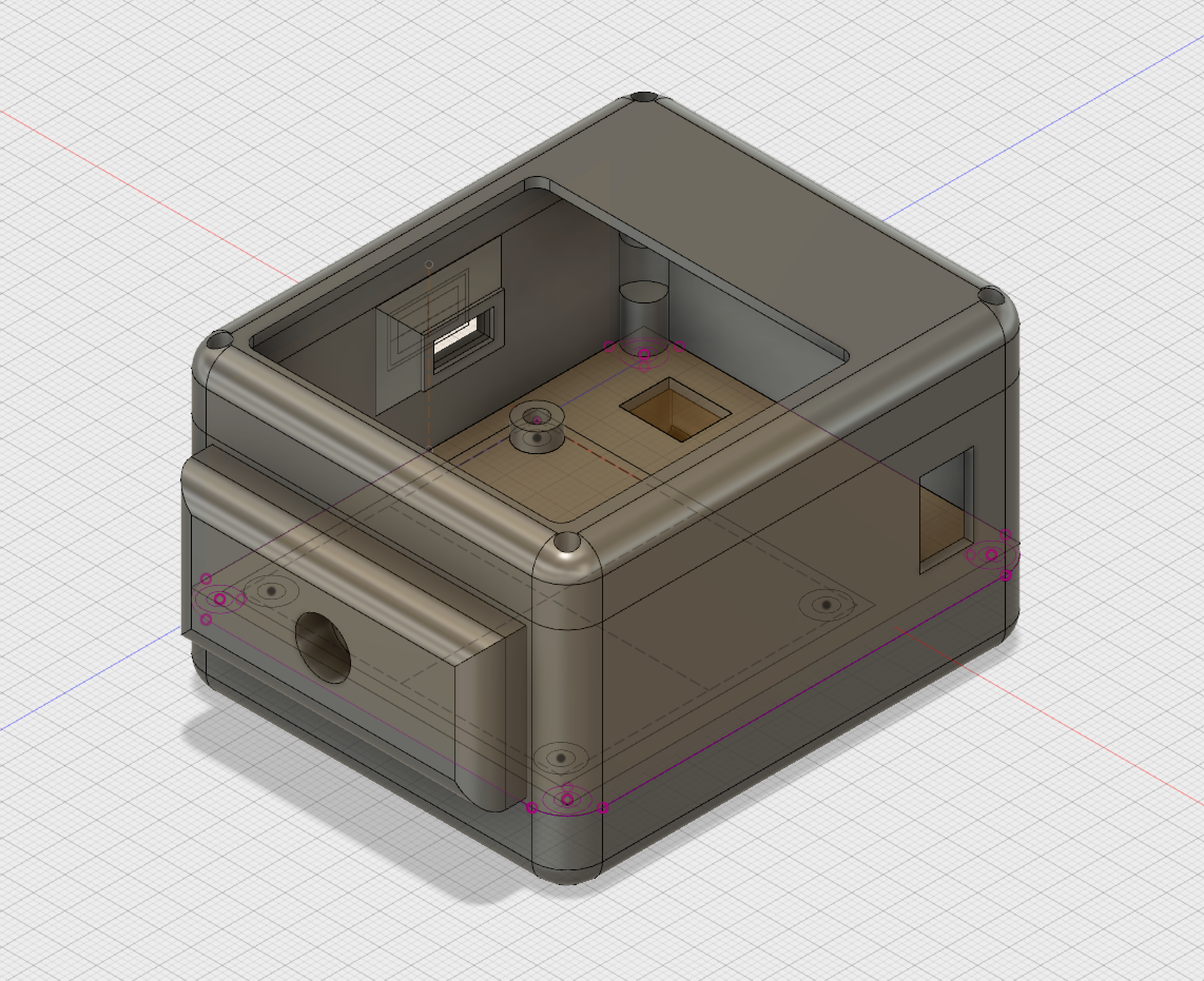 3D Printed Case.