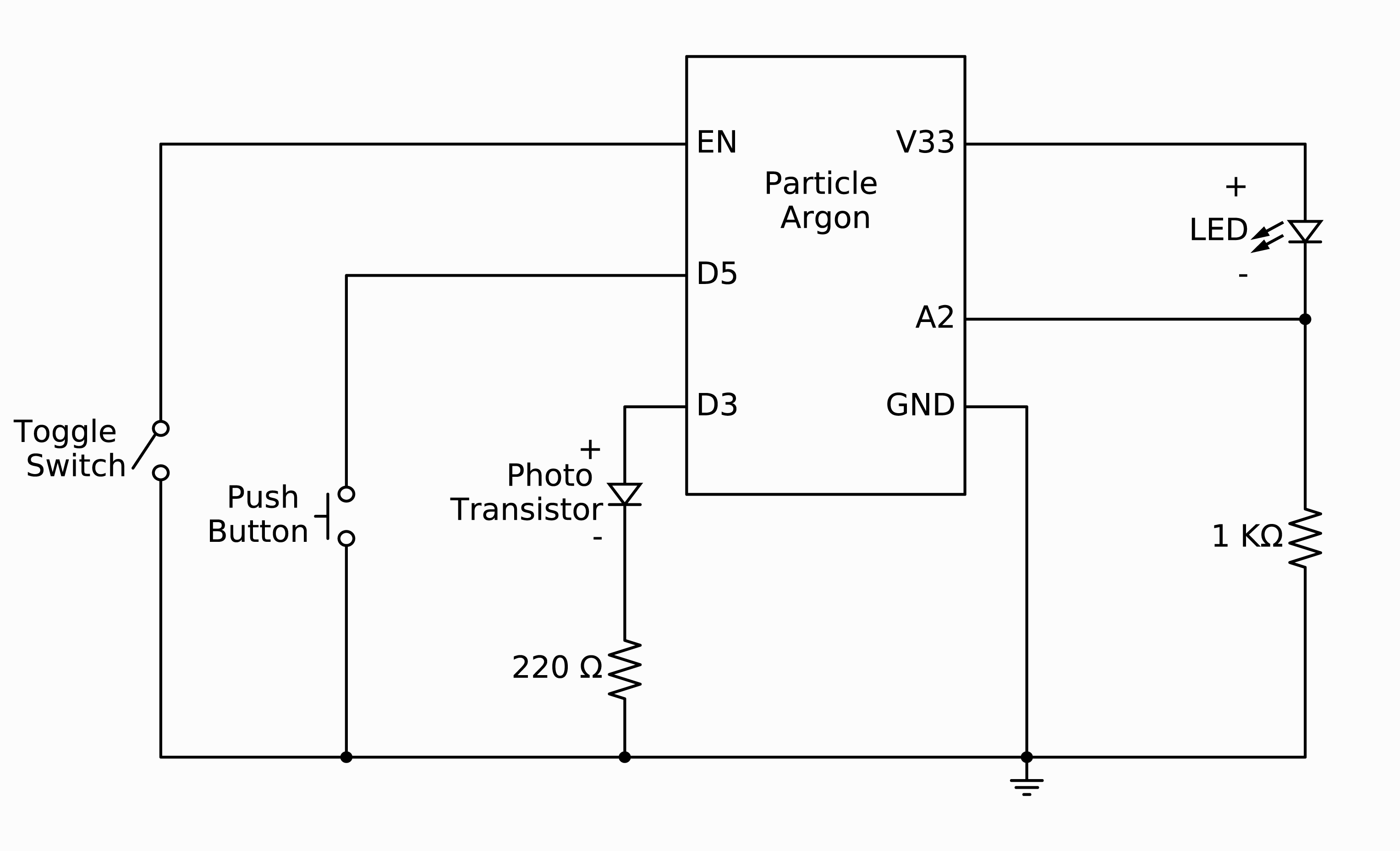Project circuit diagram.