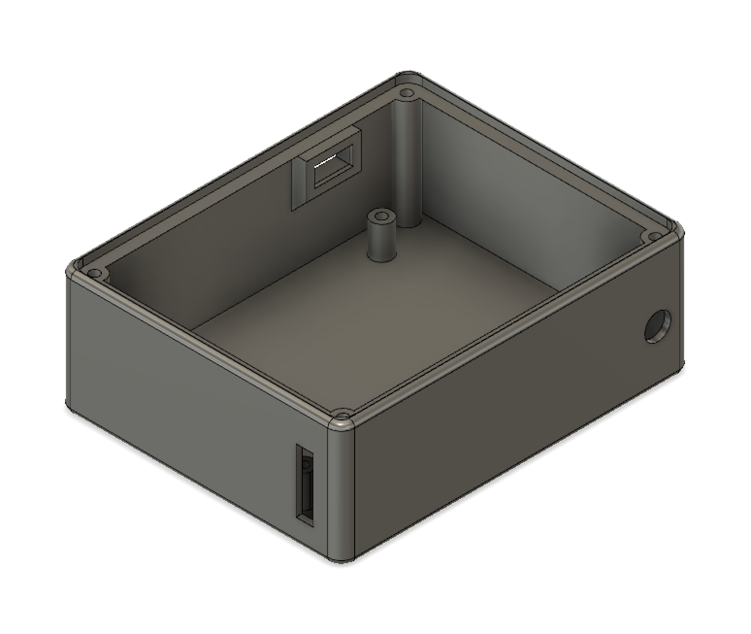 Project case in Fusion360.