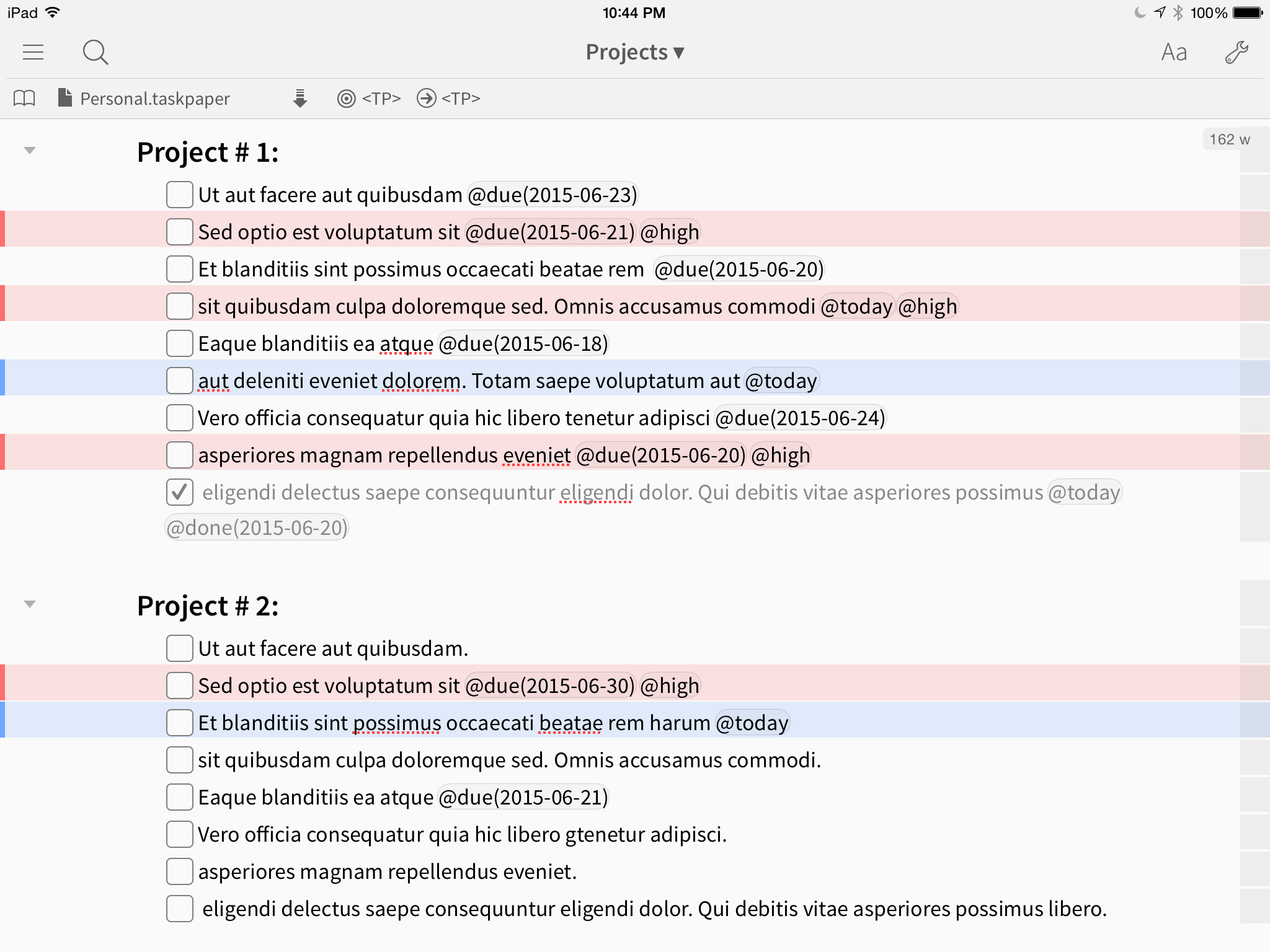 taskpaper insert separat taskpaper insert separat
