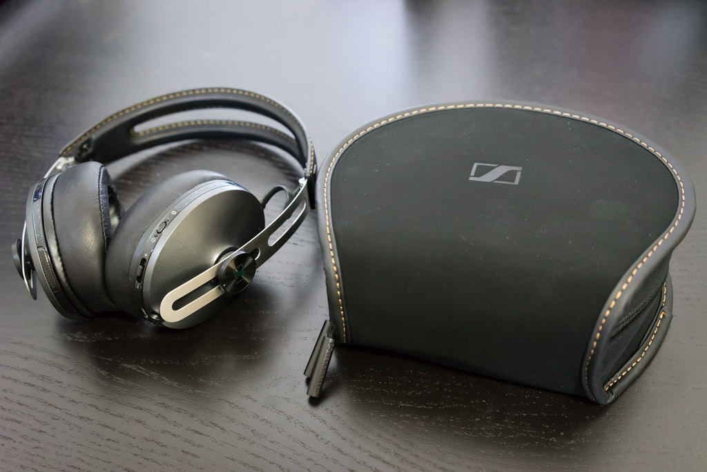 Momentum Wireless Headphones and case 