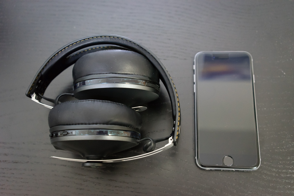 Momentum Wireless Headphones folded 