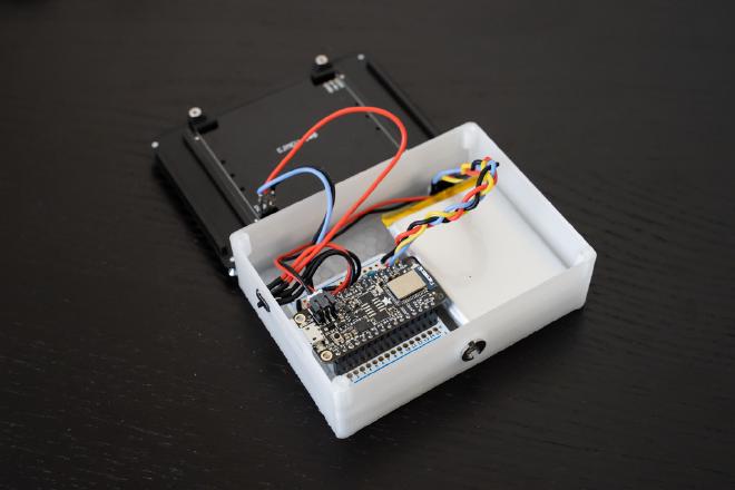 Bluetooth controlled RGB LED matrix - Front Assembly.