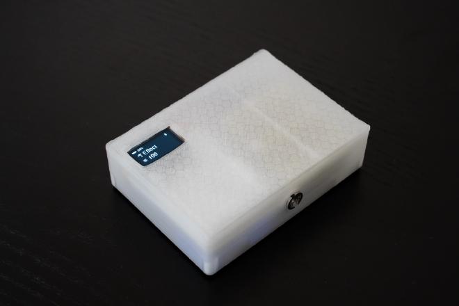 Bluetooth controlled RGB LED matrix - Back.