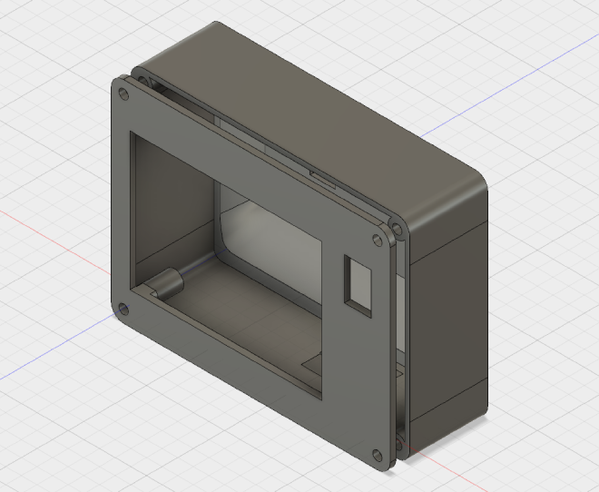 3d printed case design. Fusion 360.