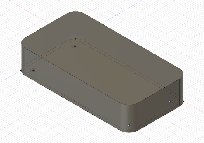 3D printed OLED Bonnet lid.