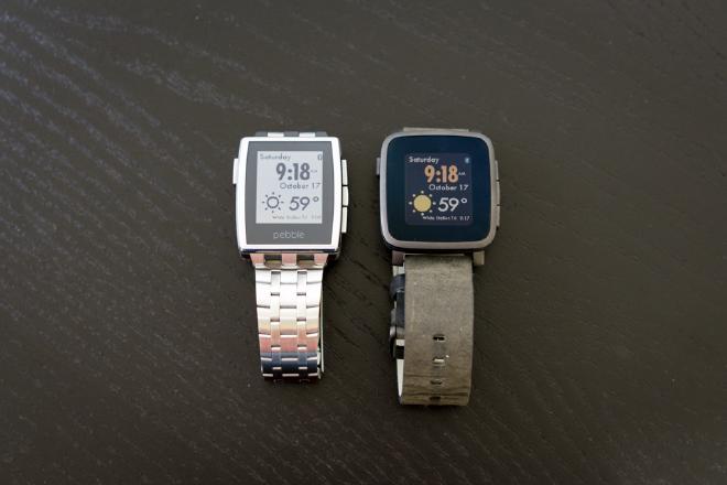 Pebble Steel and Pebble Time Steel