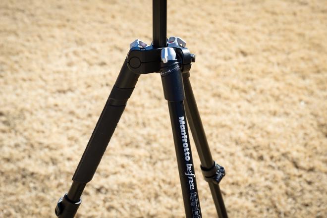 Leg locking mechanism on Manfrotto BeFree.